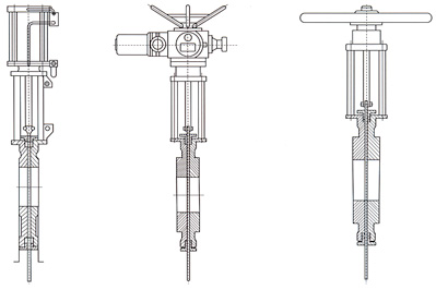 SCZ系列插板閥結(jié)構(gòu)示意圖