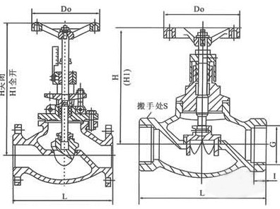 T40手動(dòng)調(diào)節(jié)閥結(jié)構(gòu)圖