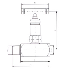 SS-5PDF8-M8美標(biāo)內(nèi)外螺紋針型閥